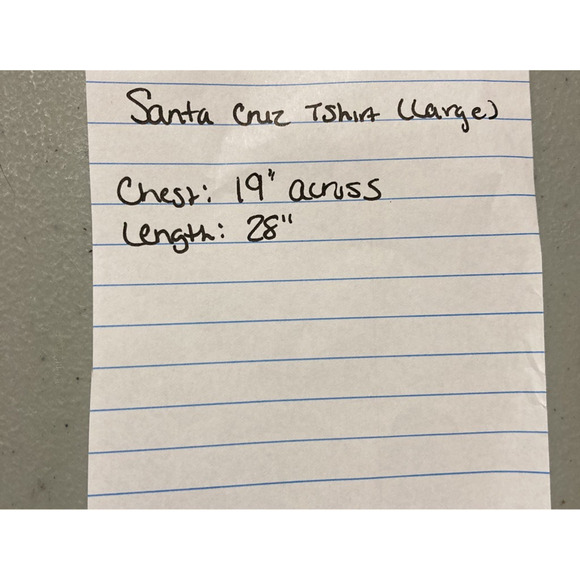 Santa Cruz Surf Men Techstyles Graphic T-Shirt Short Sleeve Crew Neck L New - Picture 3 of 6